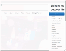 Tablet Screenshot of picniclights.com